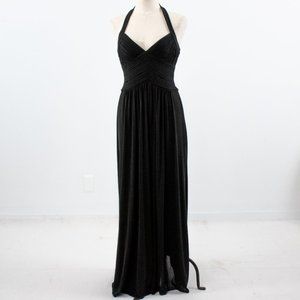 BCBGMaxAzria S Bandage Maxi Formal Dress Black